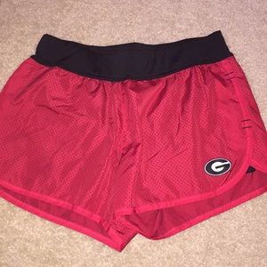 Red Running Shorts